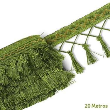 Imagem de Pingente De Seda Tassel - Fita- Verde Oliva - Nº: 254 C/20M- Nybc