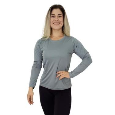 Imagem de Camiseta Manga UV50+ Longa Feminina Dry Fitness Segunda Pele - FRV Mod