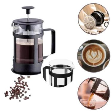Imagem de Cafeteira Prensa Francesa Café Expresso Leite Cremoso Vidro - Wincy, 3