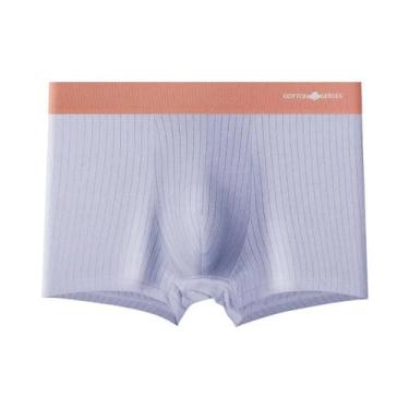 Imagem de Cuecas Boxer De Algodão Masculinas De Tamanho Grande Confortáveis E Am