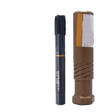 Imagem de Conjunto de torneiras caneladas em espiral para encanamento - G 1/8, 1/4, 3/8, 1/2, 3/4 Torneiras de rosca de máquina - Ferramenta de rosqueamento manual para tubos e torneiras - 1 peça G1L2