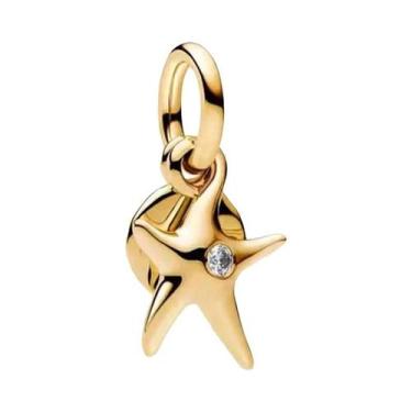 Imagem de Pingente De Segurança Em Forma De Cavalo-Marinho Com Medalhão DIY Banh