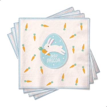Imagem de Cromus - Kit Com 40 Folhas De Guardanapo De Papel Decorativo Para Páscoa Temático