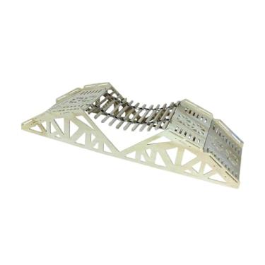 Imagem de JunZheHub Ponte íngreme para Veículos RC Crawler, Obstáculo de Mesa Robusto, Rampa de Escalada para Simulação de Escalada, Adereço para Cenas com Veículos RC em, Ponte