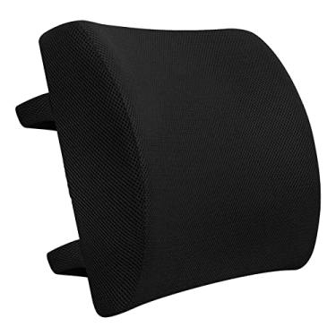 Imagem de Almofada de suporte lombar Feiyx, almofada de espuma viscoelástica para apoio lombar nas costas, para cadeira e carro