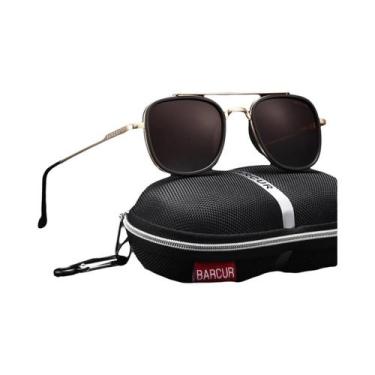 Imagem de Óculos De Sol Estilo Retrô Com Proteção UV Confortáveis E Elegantes Re