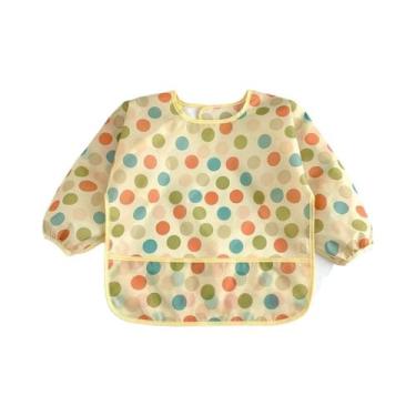 Imagem de Babadores Impermeáveis Para Bebês E Crianças Com Mangas Longas, Aventa