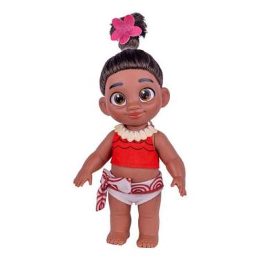 Imagem de Boneca Infantil Baby Moana Pequena Disney Cotiplás 2790, Moana