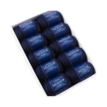 Imagem de Fio De Lã Fina De 500g Para Tricô Artesanal DIY Moda Outono Inverno Su