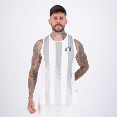 Imagem de Regata Santos Listras Masculina-Masculino