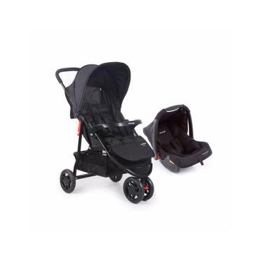 Imagem de Carrinho com Bebê Conforto Travel System Delta Duo Pro Preto - Voyage