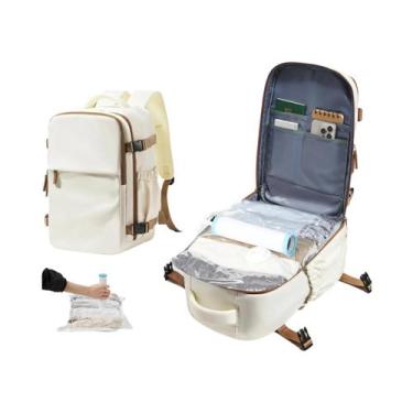 Imagem de Mochila De Viagem Unissex Para Aviação Com Sacos De Armazenamento a Vá