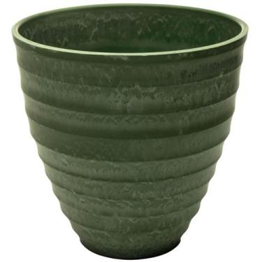 Imagem de Vaso Cachepot Para Plantas Névoa Verde Plástico Lyor 15x7cm