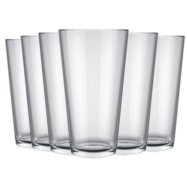 Imagem de Jogo de Copos de Vidro SM Cairo 350ml 6 Unidade - Nadir 2644