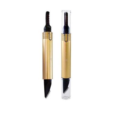 Imagem de Curvador de Cílios Térmico Duplo Dourado Klass Vough