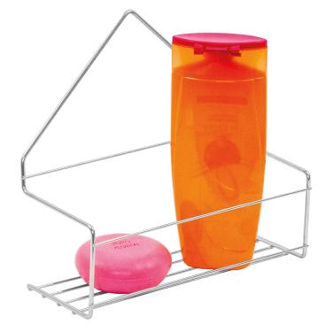 Imagem de Porta Shampoo e Sabonete Suporte de Registro sem Furo Cromado