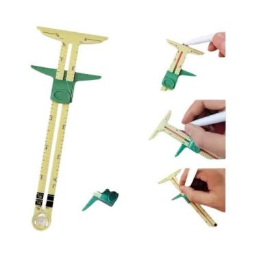 Imagem de Régua Deslizante Multifuncional 5 Em 1 Para Costura, Ferramenta De Med