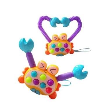 Imagem de Brinquedo Sensorial Caranguejo Pop It com Luz LED - 4I, 1