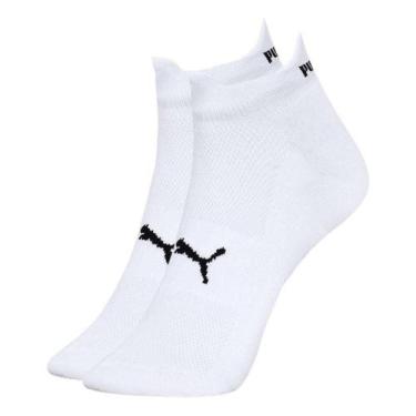 Imagem de Meia Puma Sapatilha Sport Poliamida Adulto, Branco, 34-38