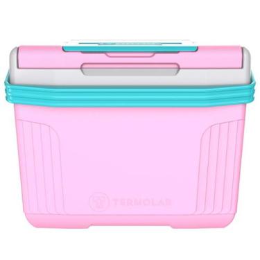 Imagem de Caixa Térmica 8L SUV Termolar Rosa Balé