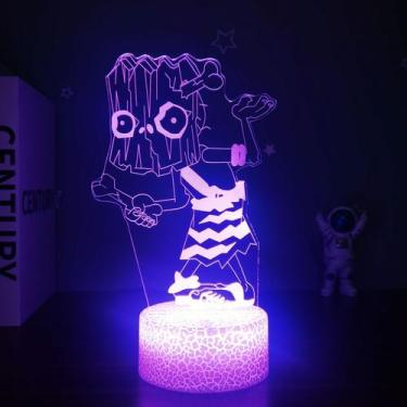 Imagem de Luz noturna LED 3D Plants vs Zombies Jurassic Bullys - Yiweisai