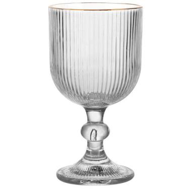 Imagem de Taça para Vinho Cazza Celebre Dourada 370ml, UNICA