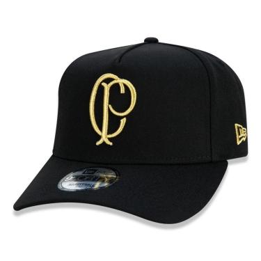 Imagem de BONE 9FORTY A-FRAME CORINTHIANS FUTEBOL PRETO NEW ERA-Masculino