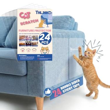 Imagem de THLHKD Arranhador para Gatos, Pacote com 12 Fitas Adesivas de Dupla Face, Protetor de Sofá para Gatos, Almofada de Arranhar para Gatos, Protetor para Sofá