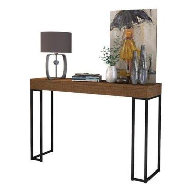 Imagem de Aparador Bar Sala Imbuia 1,20mts Pés De Ferro Retro Hotel - A7home, im