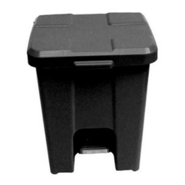 Imagem de Cesto Lixeira Quadrado Plástico Capacidade 30 Litros Pedal - JSN