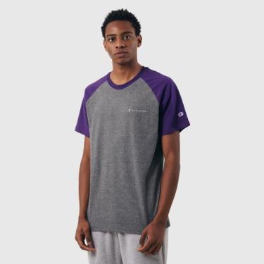 Imagem de Camiseta champion raglan mini script, M