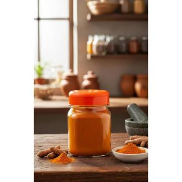 Imagem de Cúrcuma Açafrão Terra Pó 200g: Saúde e Sabor - Congratulations Store