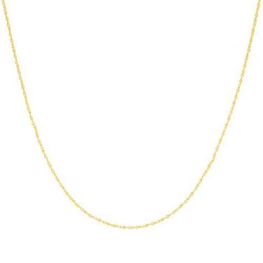 Imagem de Cordão Rommanel Infantil Cabelo Anjo Banhado 42/35cm 530411 Tamanho:42