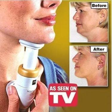 Imagem de Aparelho para Exercício de Papada Neckline Slimmer 3 Molas e Estojo Re