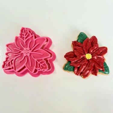 Imagem de Cortador e Marcador Flor do Natal - Poinsettia - Bico de Papagaio - D2