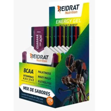 Imagem de Recarb energy gel - 10unx30g - mix - REIDRAT