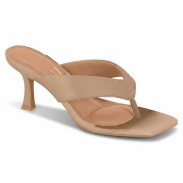 Imagem de Sandália Vizzano Casual Salto Médio Feminino -, Nude, 37