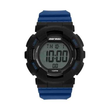 Imagem de Relógio Mormaii Azul Preto Masculino MO3415AE/8A-Masculino