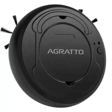Imagem de Aspirador Robô Agratto Varre Aspira Passa Pano Bivolt 3W Cor Preto, 3.