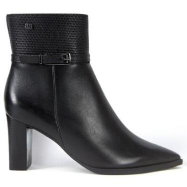 Imagem de Bota Feminina Bottero Cano Curto Couro Legítimo Bico Fino 378102-Feminino