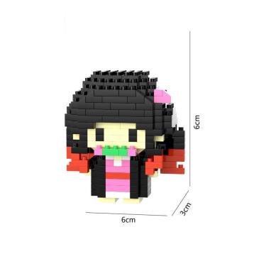 Imagem de Brinquedo Blocos de Montar Infantil F3045 Educativo com Animais em Plástico ABS Ecológi...