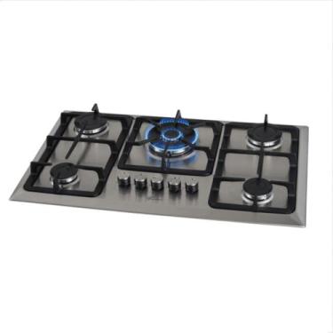 Imagem de Cooktop 5 Bocas Fischer Infinity Tripla Chama Mesa Inox - Bivolt, Bivo