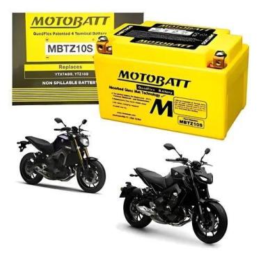 Imagem de Bateria de moto Motobatt 12v 8,6 ah mbtz10s