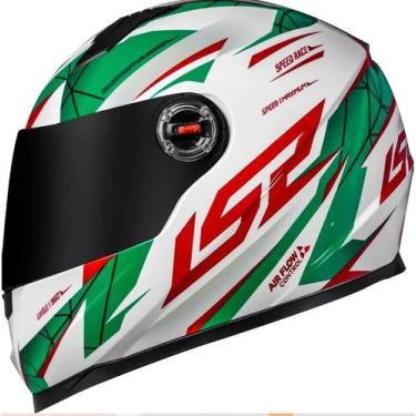 Imagem de Ls2 capacete ff358 draze, Gray/Green/Pink, 62/XL
