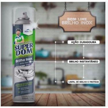 Imagem de Brilha Inox Aerosol 300Ml Domline - Dom Line