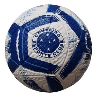 Imagem de Bola Mini de Futebol do Cruzeiro Recreação Colecionadores Dualt, Azul,