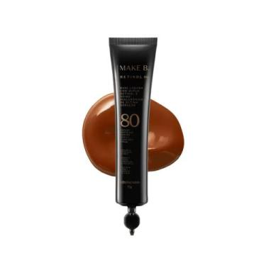 Imagem de Refil Base Líquida com FPS 80 Make B. Retinol H+ 26g - Maquiagem, Cor 