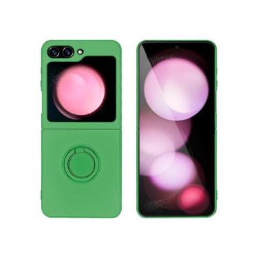 Imagem de Capa Slim Acrílico Aveludado Luxo Para Galaxy Z Flip 5 - Capinha Supor