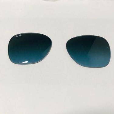 Imagem de Lentes para Óculos de Sol Ray-Ban Azul Degradê RB2186, Azul claro