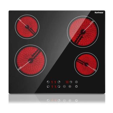 Imagem de Fogão elétrico Karinear Drop-in 4 Burner 60cm 220-240V